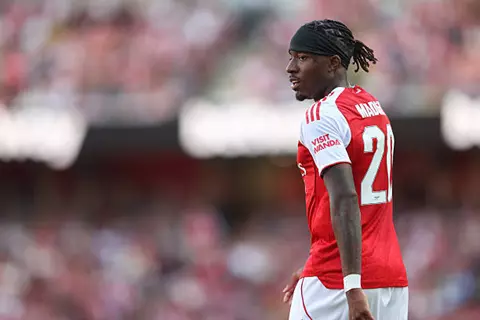 مادويكي بعد هدفه الأول مع أرسنال: علينا الاستمرار في تحدي أنفسنا وتجاوز الحدود